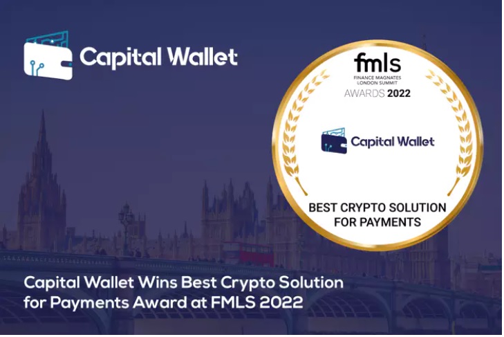 Capital Wallet giành giải Giải pháp thanh toán bằng tiền điện tử tốt nhất